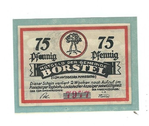 Notgeld borstel gemeinde - -,