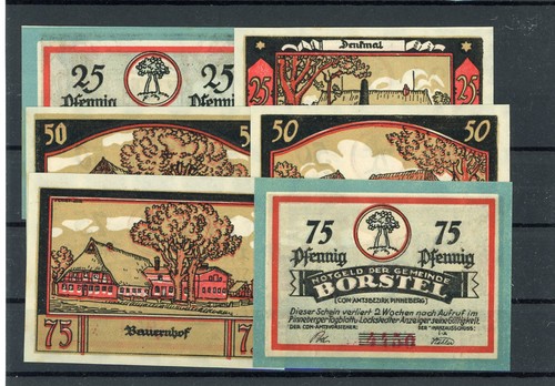 Borstel scheine notgeld - 6,