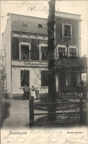 Hamburg groß borstel - ak,